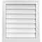 Ekena Millwork Vertical Surface Mount PVC Gable Vent w/ 2"W x 2"H , Brickmould Sill Frame, 20"W x 22"H GVPVE20X2203SN - alternate 1
